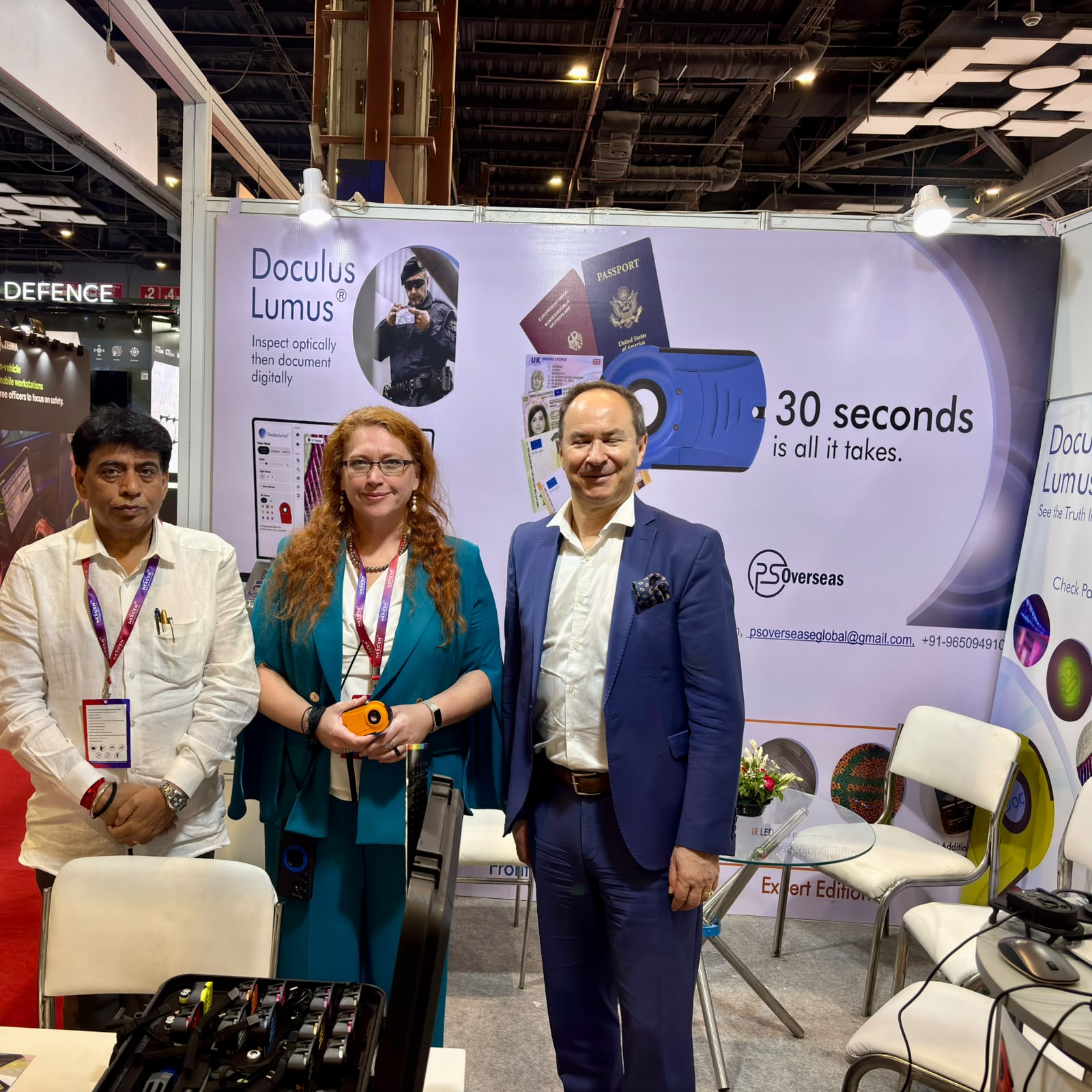 Doculus Lumus Document Security Device Launched at Police Expo 2026