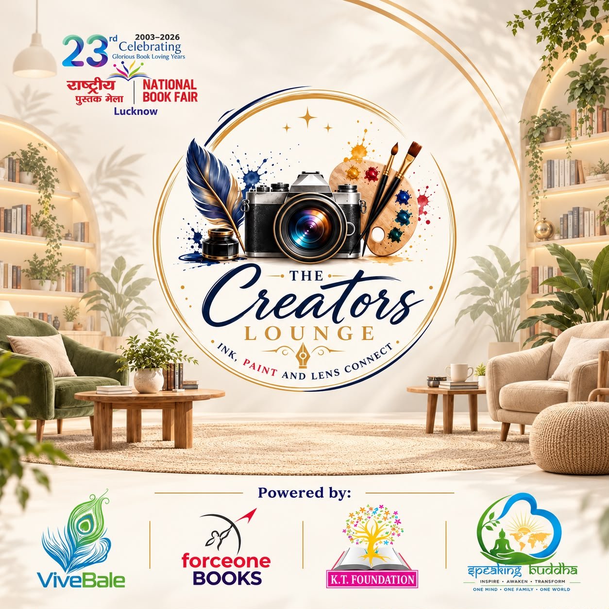 The Creators Lounge to bring authors, artists and readers together in Lucknow